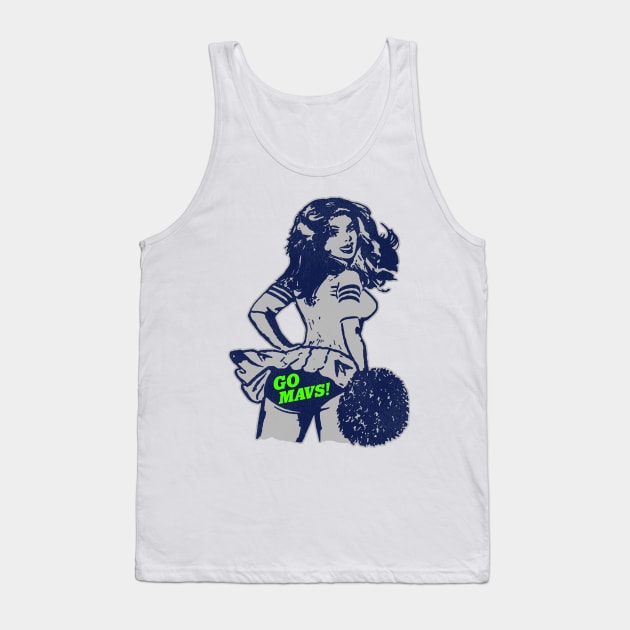 Dallas Basketball Cheerleader Tank Top by darklordpug